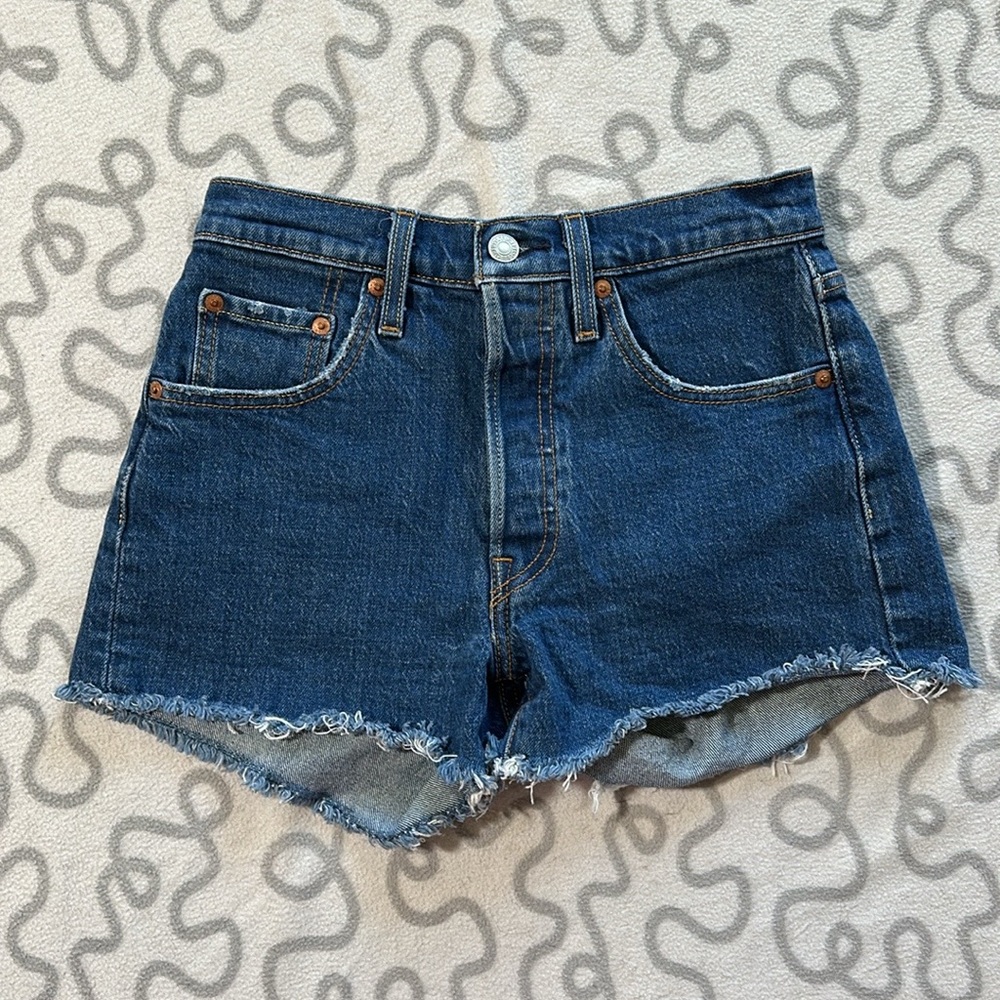 Levi’s 501 Dark Wash Shorts